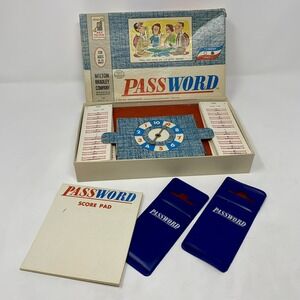ORIGINAL Vintage 1962 Milton Bradley Password Board Game
